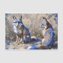 Zwei Fohlen Dekoupage Tissue Paper Seidenpapier