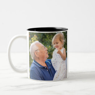 Zwei Foto beidseitig erstellen Sie Ihr eigenes Fot Zweifarbige Tasse