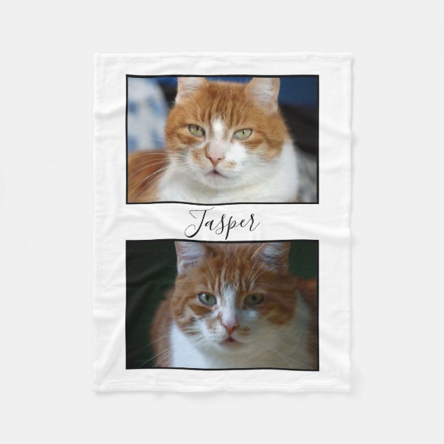 Zwei Foto Fleece Blanket (Vorderseite)