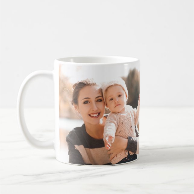 Zwei Fotos Classic Tasse (Links)
