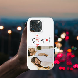 Zwei Fotos | Happy Valentines Day | Couple Gift Case-Mate iPhone Hülle