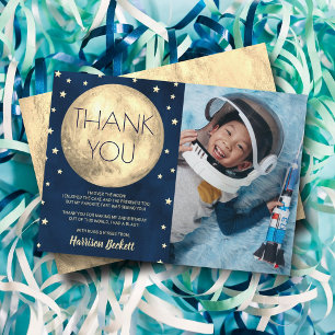 Zwei Fotos zum 2. Geburtstag Dankeskarte