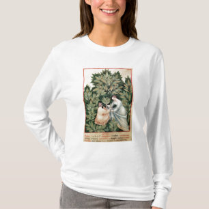 Zwei Frauen, die Salbei, von 'Tacuinum auswählen T-Shirt