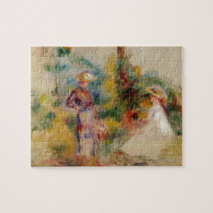 Zwei Frauen in einem Garten durch Kazimir Malevich