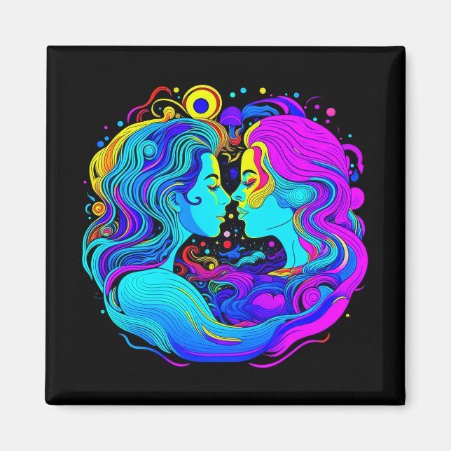 Zwei Frauen Magnet (Vorne)