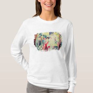 Zwei Frauen und ein Mann mit Papageien, 20. T-Shirt