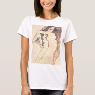 Zwei Frauen verehren Egon Schiele T-Shirt