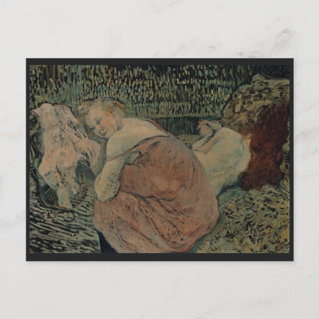 Zwei Freunde Henri Toulouse-Lautrec Postkarte (Vorderseite)