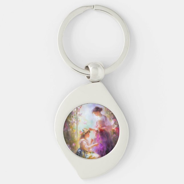 Zwei Freunde Schlüsselanhänger (Vorderseite)