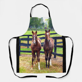 Zwei Freunde Schürze