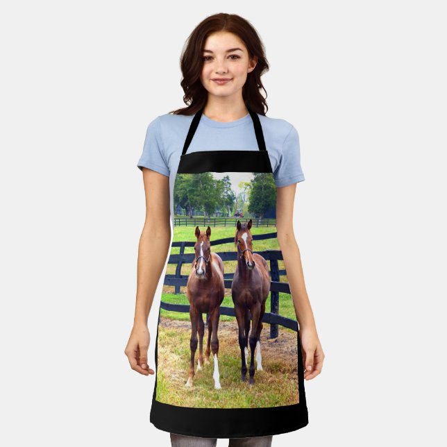 Zwei Freunde Schürze (Getragen)