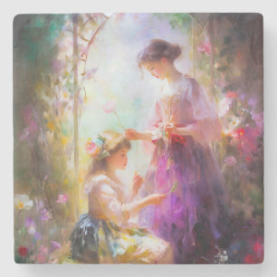 Zwei Freunde Steinuntersetzer