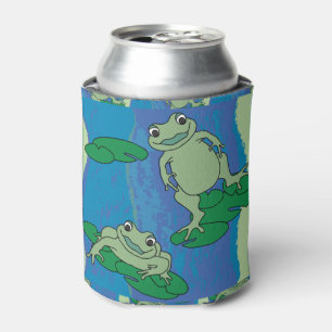 Zwei Froschmuster Dosenkühler
