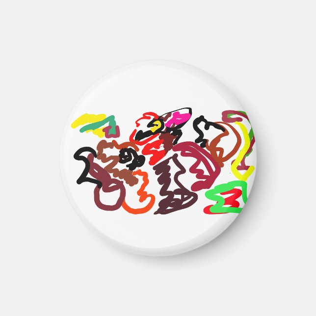 Zwei Füchse Hochzeit Herbst  Magnet (Vorne)