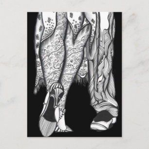 Zwei für Tango Postkarte