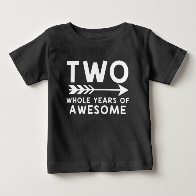 Zwei ganze Jahre des FANTASTISCHEN 2. Baby T-shirt (Vorderseite)