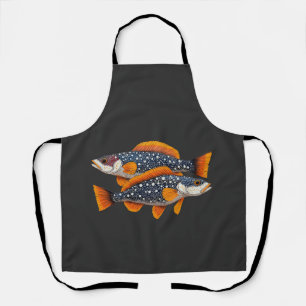 Zwei gefleckte Fische Schürze