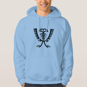 Zwei gehackter Schwarzer Adler Hoodie