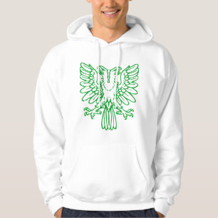 Zwei gehärtete Adler - grüne Gras Hoodie