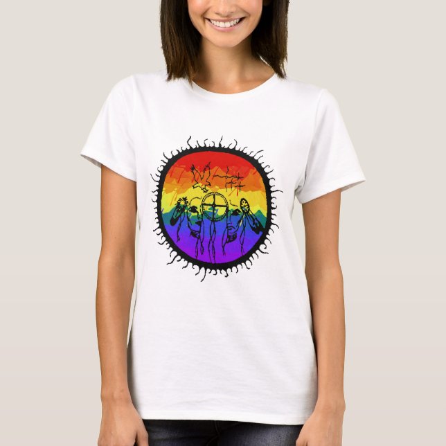 Zwei-Geist Berg Scape T-Shirt (Vorderseite)