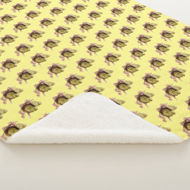 zwei gelbe Küken, Ostern Sherpadecke