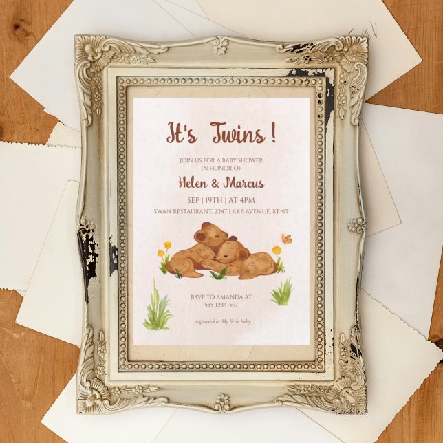 Zwei geschlechtsneutrale Babydusche Einladung (Von Creator hochgeladen)