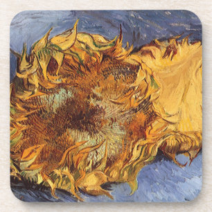 Zwei geschnittene Sonnenblumen von Vincent van Gog Getränkeuntersetzer