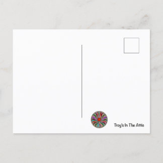 Zwei Gesichter Postkarte