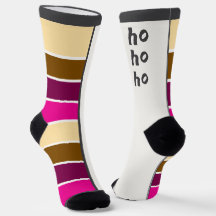 Zwei Gesichtsocken, Text und Streifen