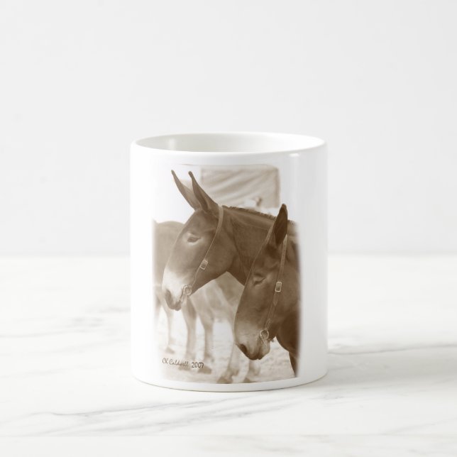Zwei Gesichtspunkte Kaffeetasse (Mittel)