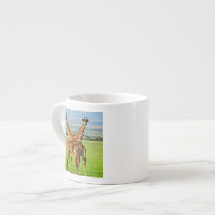 Zwei Giraffen Espressotasse