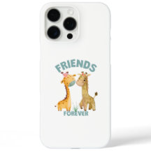 Zwei Giraffen Freunde für immer