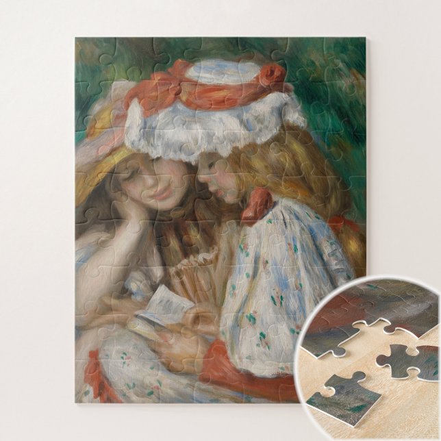 Zwei Girls Reading, Auguste Renoir Art (Von Creator hochgeladen)