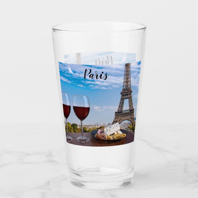 Zwei Gläser Wein im Café von Paris (Vorderseite)
