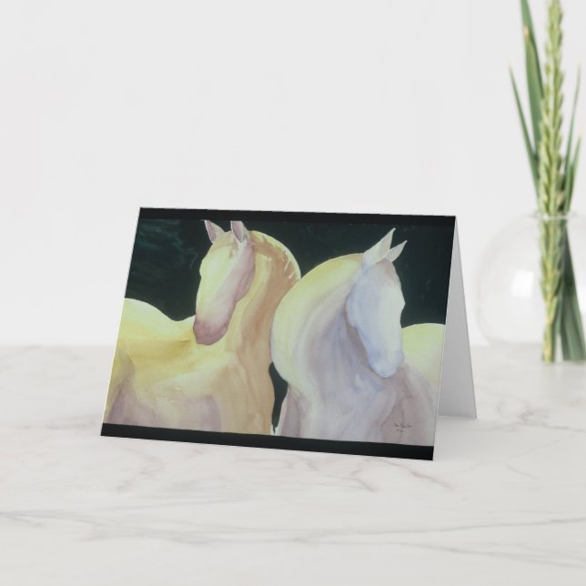 Zwei Greeting Card Karte (Vorderseite)