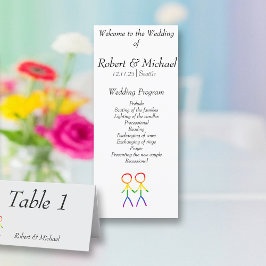 Zwei Grooms Rainbow-Liebe