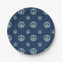 Zwei Groovy Retro Boy Geburtstagsschild Paper Pla