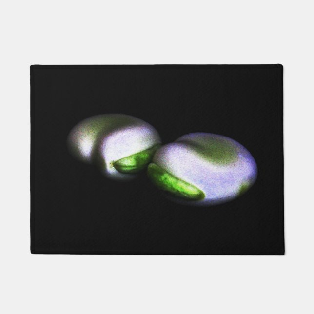 Zwei große Bohnen dmcna Fußmatte (Vorderseite)