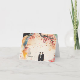 Zwei große digitale Kunstdrucke Dankeskarte