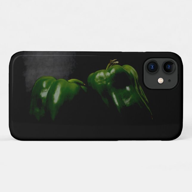 Zwei grüne Paprikaschoten iphcna Case-Mate iPhone Hülle (Rückseite (Horizontal))