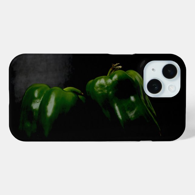 Zwei grüne Paprikaschoten iphcnm Case-Mate iPhone Hülle (Rückseite (Horizontal))