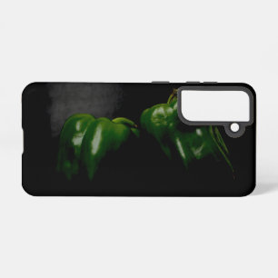 Zwei grüne Paprikaschoten sgccnm Samsung Galaxy Hülle