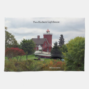 Zwei Häfen Leuchtturm & Kochnische Handtuch