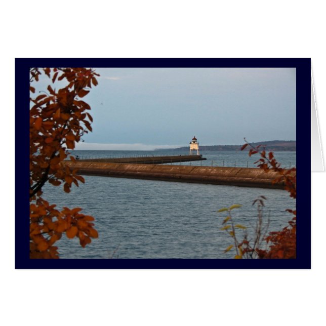 Zwei Hafen-Pier-Licht (Vorderseite (Horizontal))