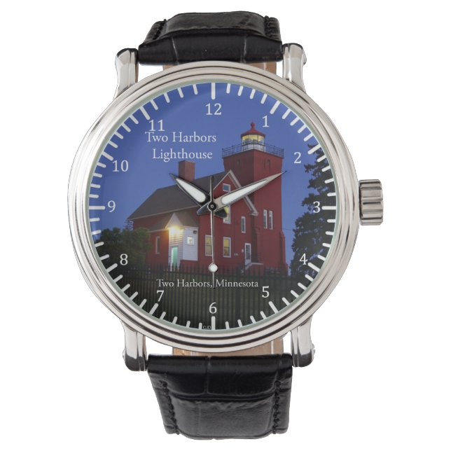 Zwei Hafenwache Armbanduhr (Vorderseite)