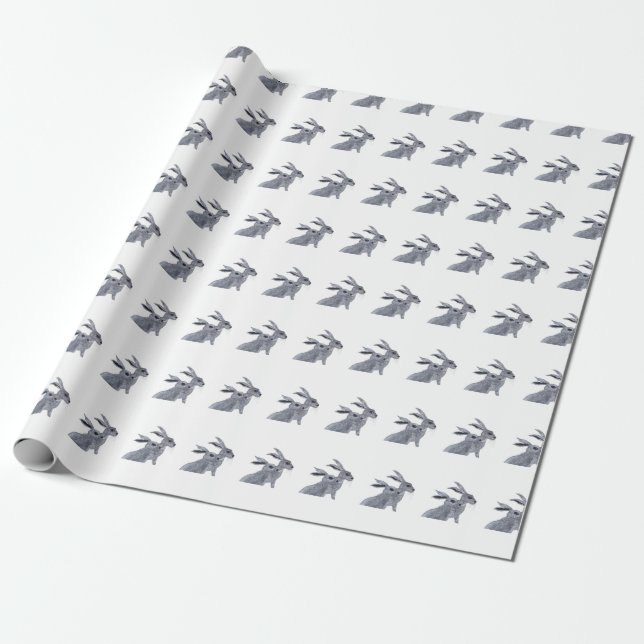ZWEI HARTEN GESCHENKPAPIER (Ungerollt)