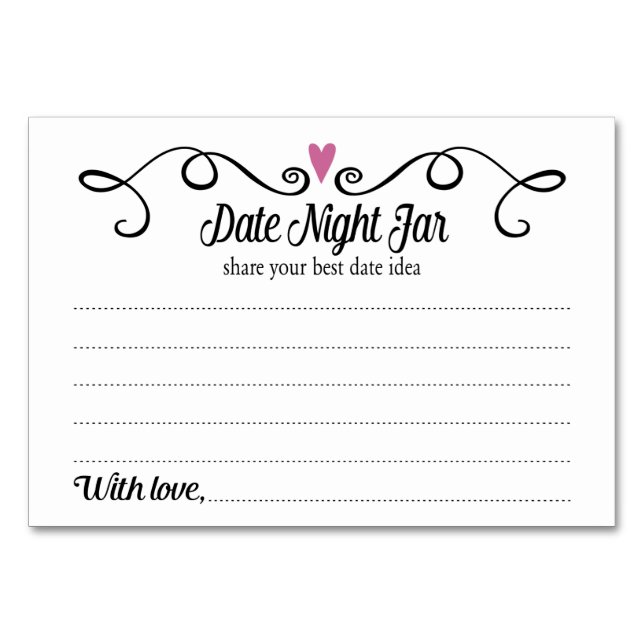 Zwei Herzen Date Jar Ideen Hochzeiten Karten (Vorderseite)