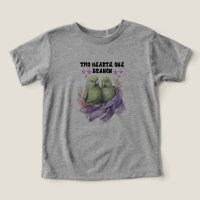 Zwei+Herzen+Ein+Ast+Kleinkind+T-Shirt