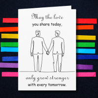 Zwei Herzen | Ein Leben lang | LGBTQ Gratulationen