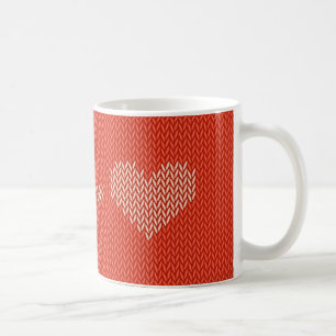 Zwei Herzen geknotet Kaffeetasse